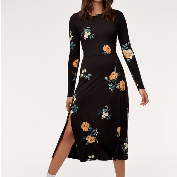 Aritzia Dresses & Skirts - Floral midi dress